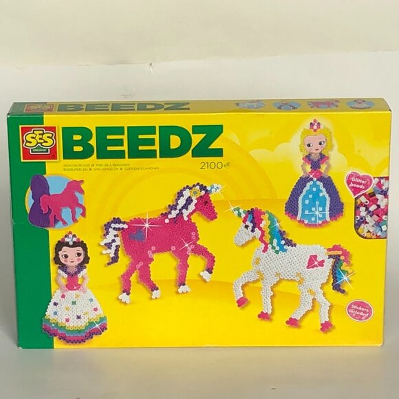New in Box SES Iron on Beads - Unicorns and Princesses 2100 Pcs For Age 5+ - Picture 12 of 14